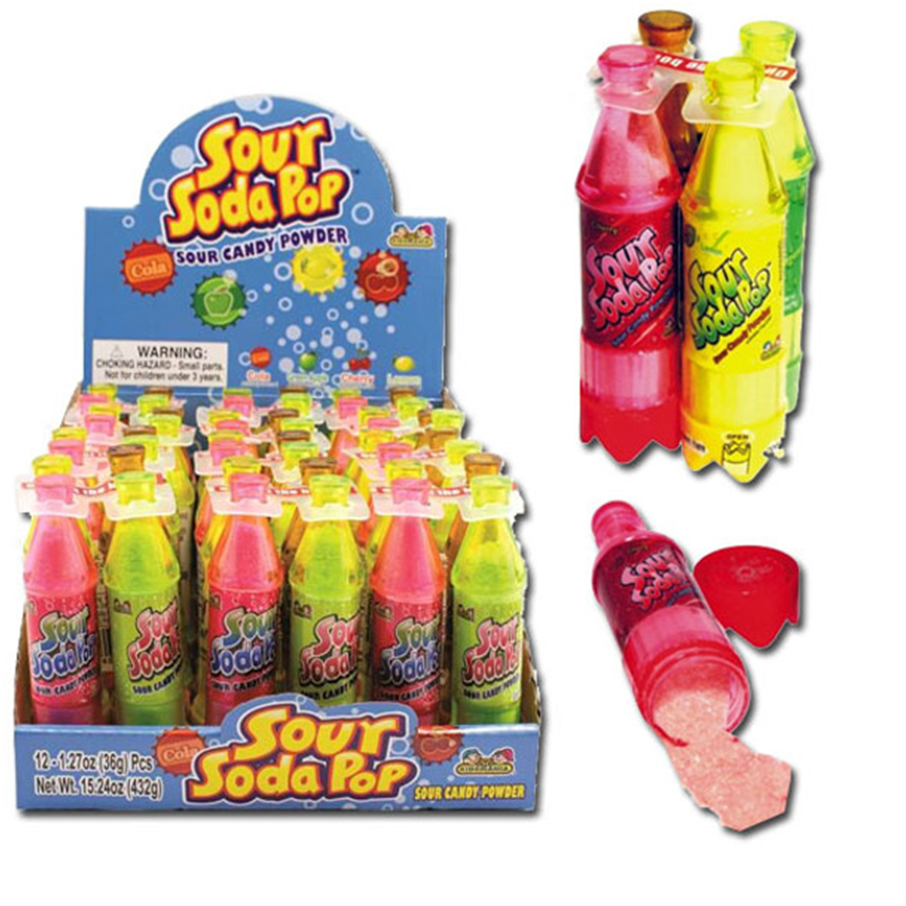 Sour Soda Pop 12 Count | Cow Crack Wholesale