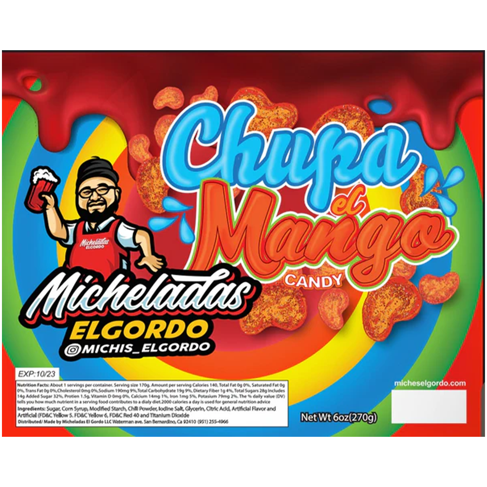 Micheladas El Gordo Chupa El Mango 6 OZ