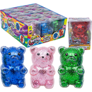 Ja-Ru Irre-Squish-Tible Light Up Glittery Air Bear Fidget Toy 12 Count
