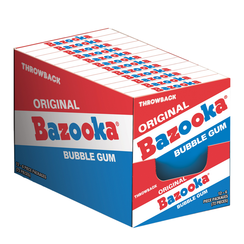 Bazooka Bubble Gum Mini Wallet 12 Count