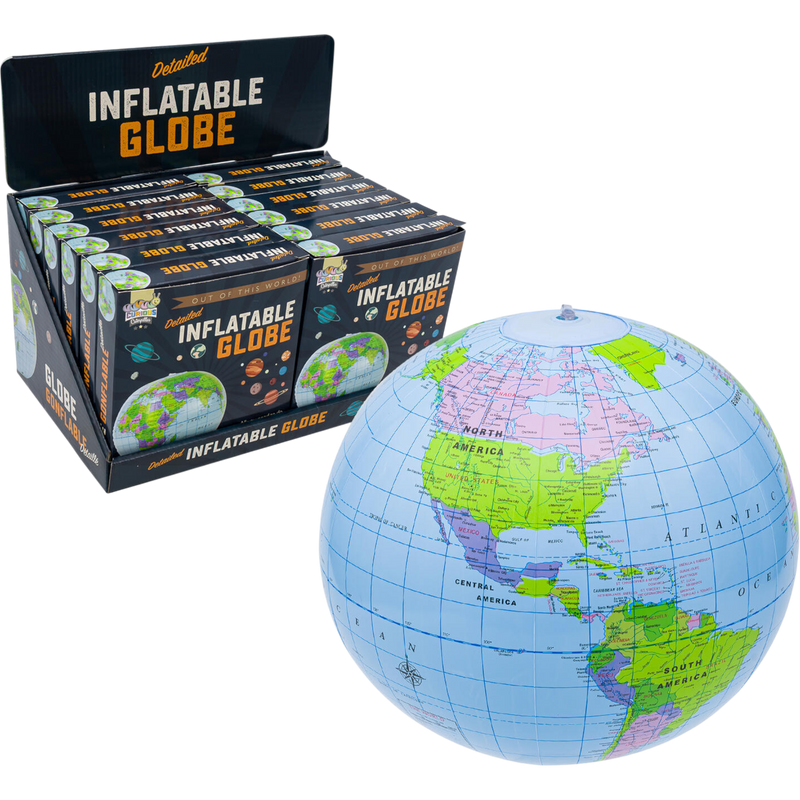 Curious Caterpillar Detailed Inflatable Globe 12 Count
