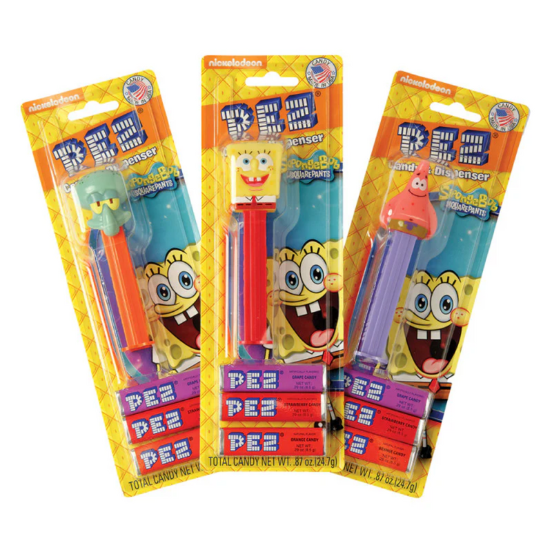 PEZ Sponge Bob Blister Pack