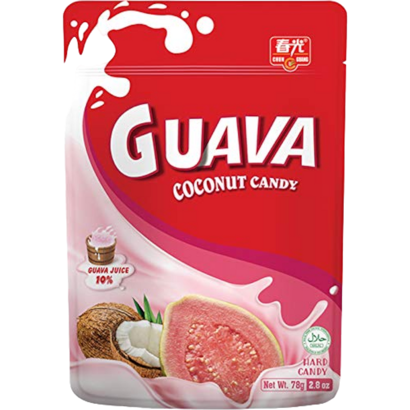 Chun Guang Guava Coconut Candy 6 Count