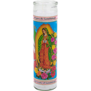 Virgen de Guadalupe 8" Candle 12 Count