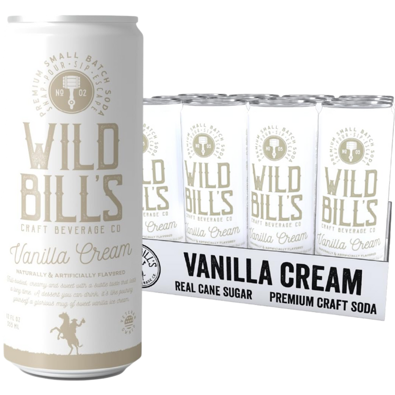 Wild Bill's Vanilla Cream Soda 12 Count