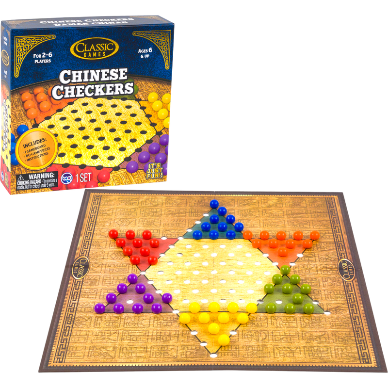 Classic Games Chinese Checkers 12 Count