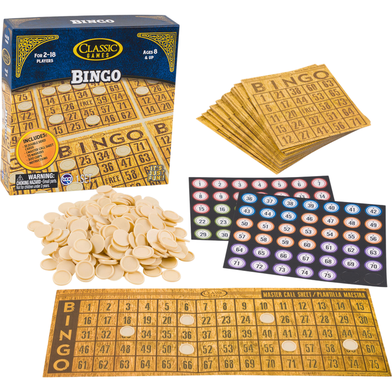 Classic Games Bingo 12 Count