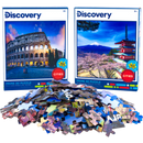 Discovery The Colosseum/Mount Fuji Prime 3D Puzzle Assorted 6 Count