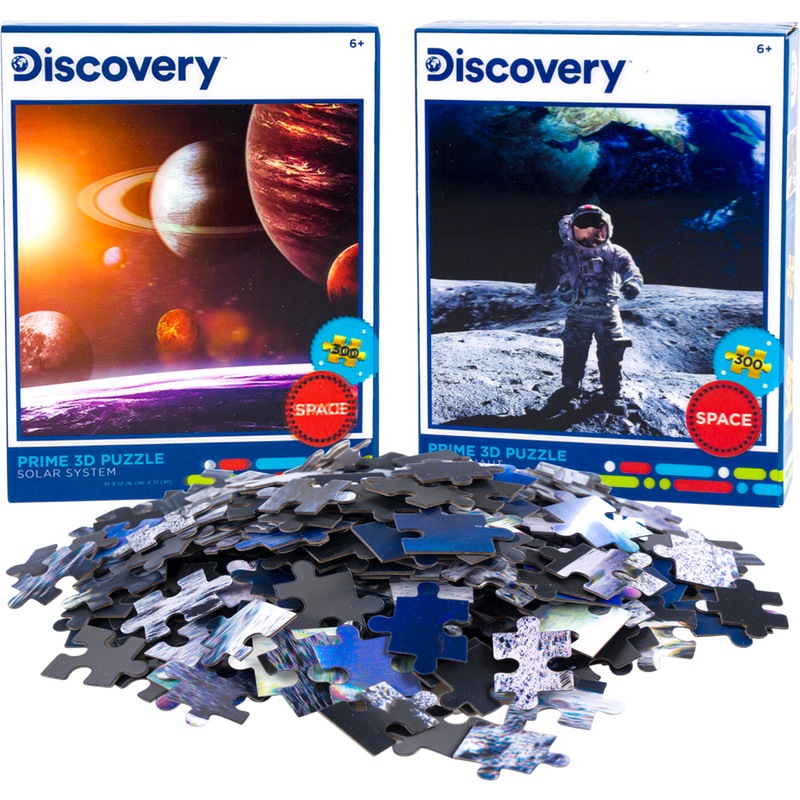 Discovery Space Prime 3D Puzzle Assorted 6 Count
