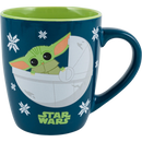 Star Wars The Mandalorian Grogu Christmas Sweater 25 oz Ceramic Mug- 4 Count