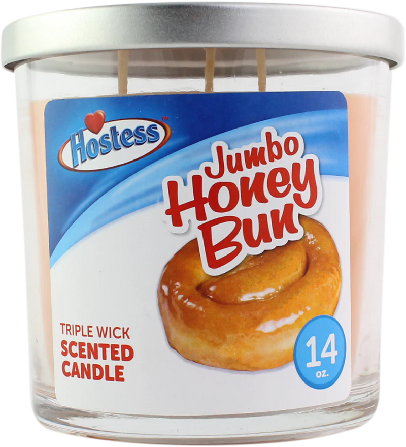 Hostess Jumbo Honey Bun Candle 14 oz- 4 Count