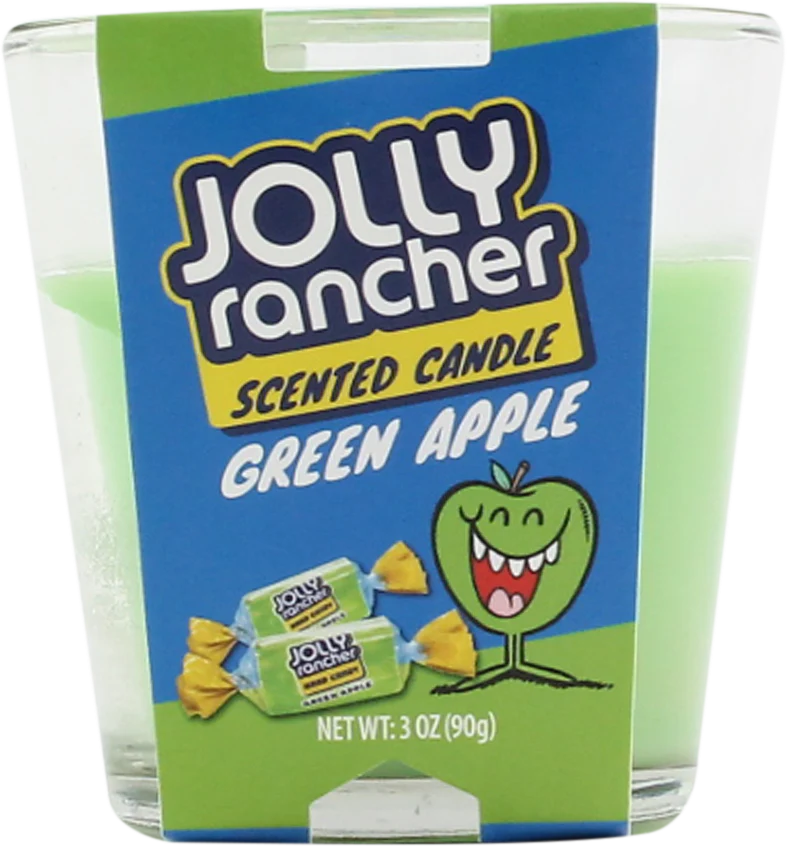 Jolly Rancher Green Apple Candle 3 oz- 6 Count