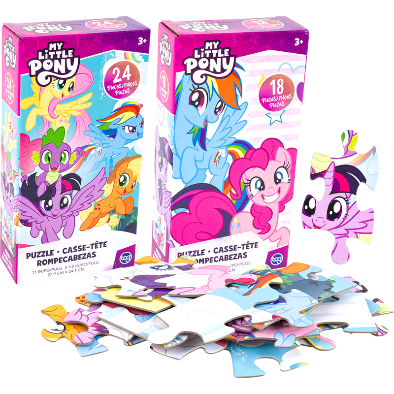 My Little Pony 18 piece and 24 piece Puzzle 6 Count