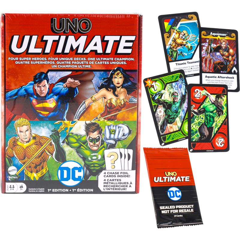 DC Uno Ultimate Card Game 5 Count