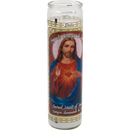 Stella Sacred Heart of Jesus 8" Candle 12 Count