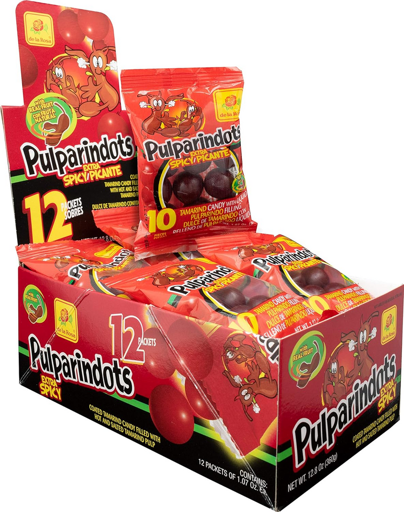 De La Rosa Pulparindots Extra Spicy 12 Count