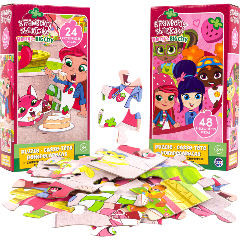 Strawberry Shortcake 48 piece and 100 piece Puzzle 6 Count