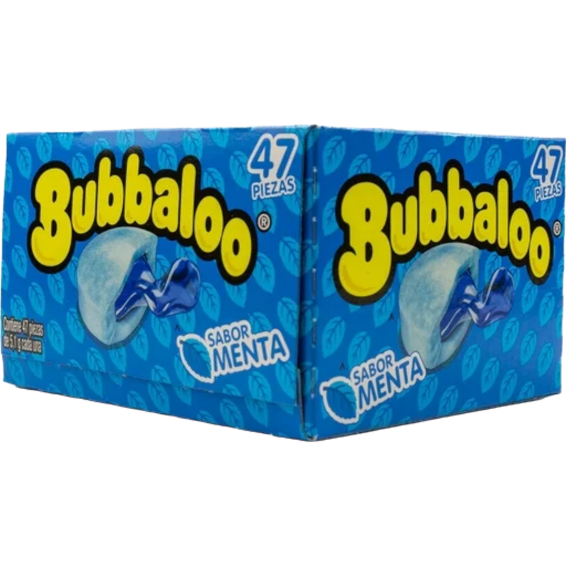 Bubbaloo Mint Gum 47 Count Box