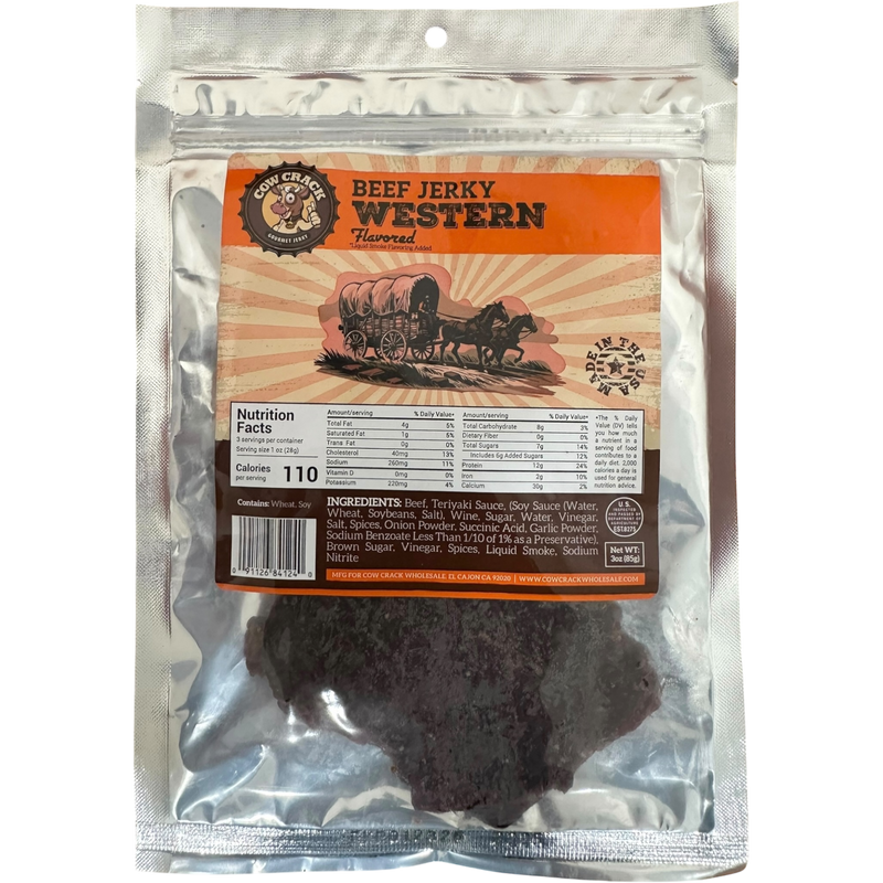 Cow Crack Western Beef Jerky 3 oz