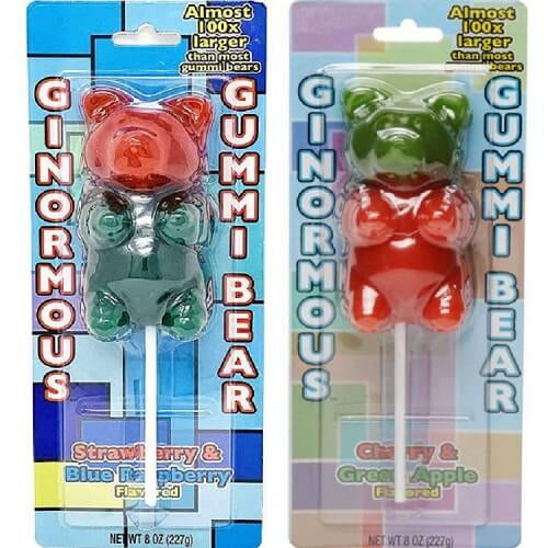 Ginormous Gummi Bear on a Stick