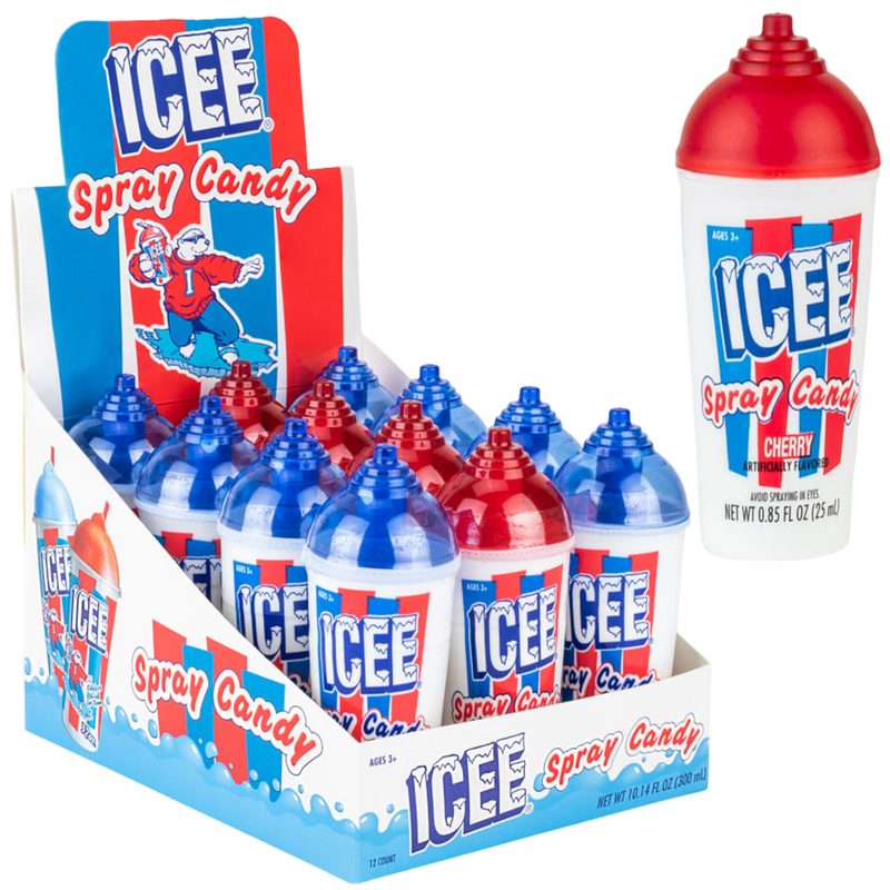 Icee Spray Candy 12 Count Cow Crack Wholesale 9804