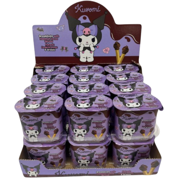 Kuromi Breadsticks with Hazelnut 24 Count | Cow Crack Wholesale