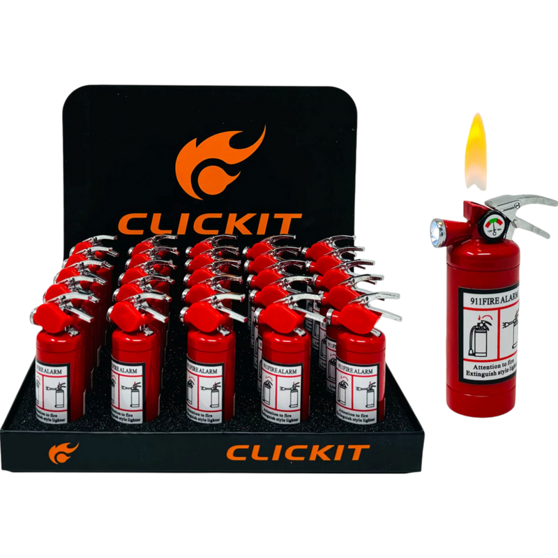 Clickit Torch Lighter Fire Extinguisher 25 Count