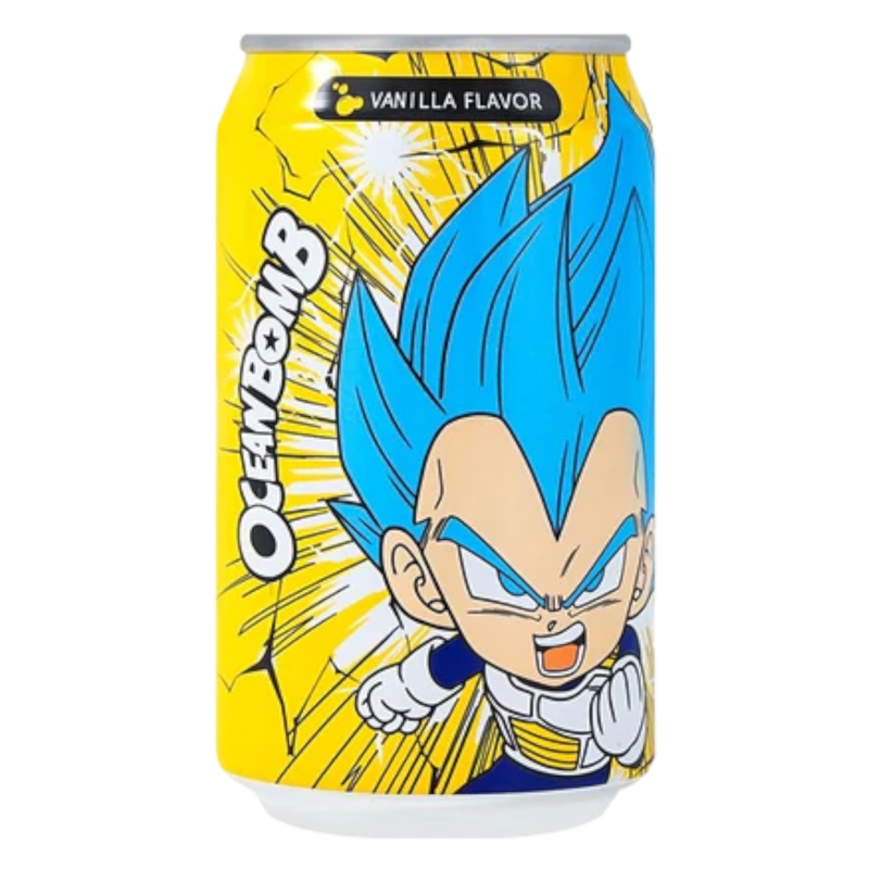 Dragon Ball Z Ocean Bomb Sparkling Water Vanilla 24 Count