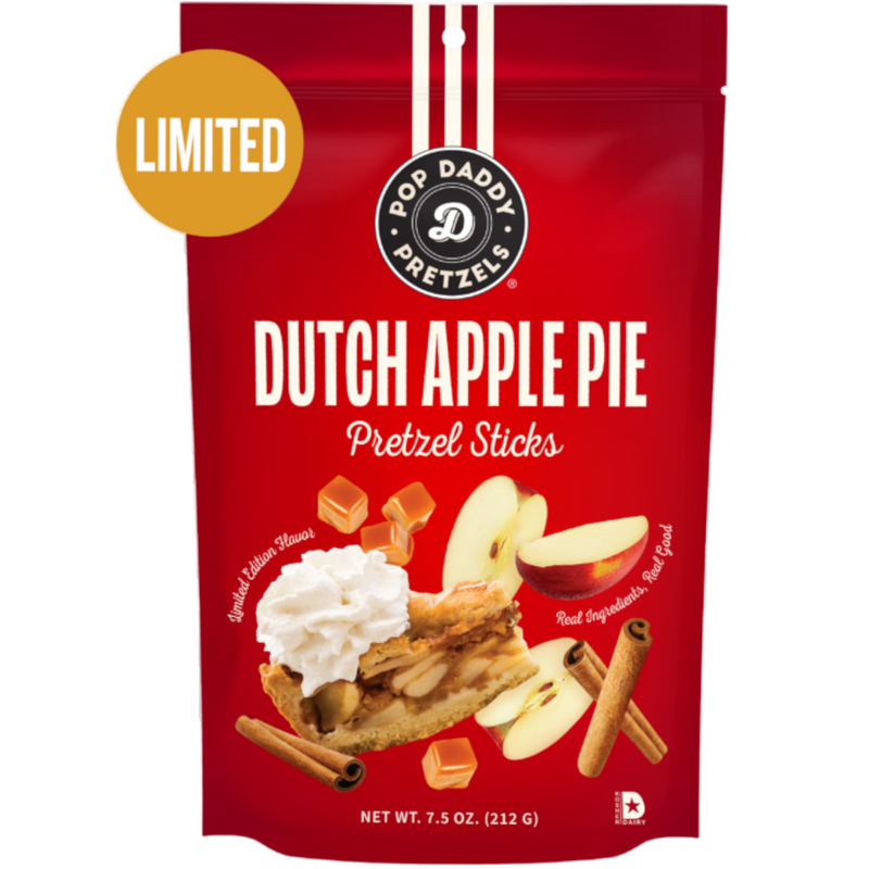 Pop Daddy Dutch Apple Pie Pretzel Sticks 7.5 OZ