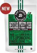 Pop Daddy Mexican Street Corn Seasoned Pretzels 7.5 oz