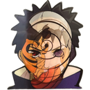 Obito/Tobi Uchiha Anime 3D Sticker