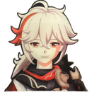 Kazuha Anime 3D Sticker