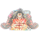 Luffy Anime 3D Sticker