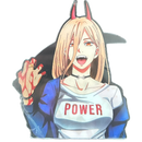 Chainsaw man Anime 3D Sticker