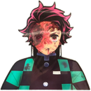 Tanjiro Kamado Anime 3D Sticker