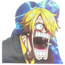 One Piece Anime 3D Sticker