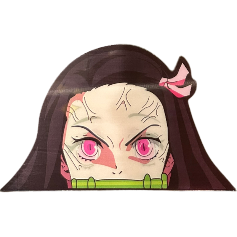 Nezuko Anime 3D Sticker