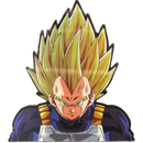 Super Saiyan Vegeta Anime 3D Sticker