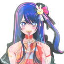 Oshi No Ko Anime 3D Sticker
