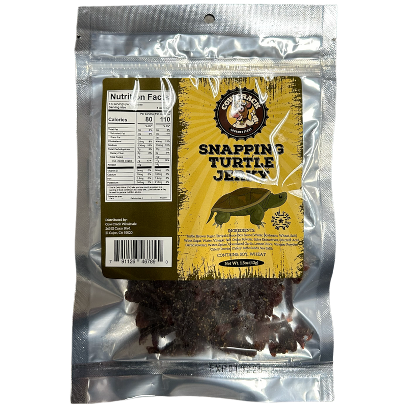 Cow Crack Snapping Turtle Jerky 1.5 oz