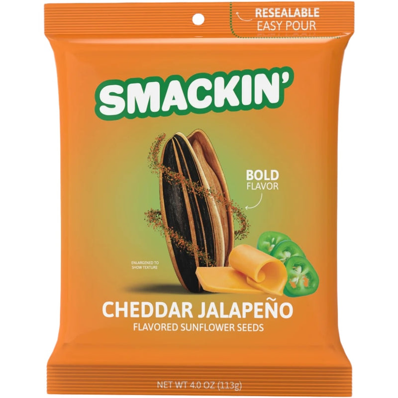 Smackin' Seeds Cheddar Jalapeno 4 oz