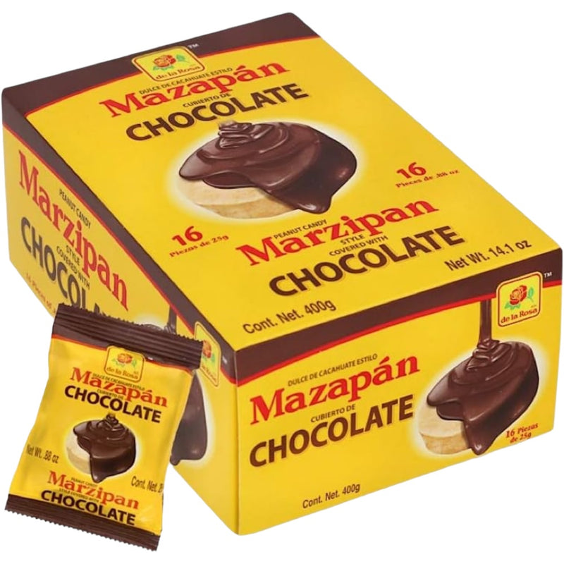 De La Rosa Mazapan with Chocolate 12 Count