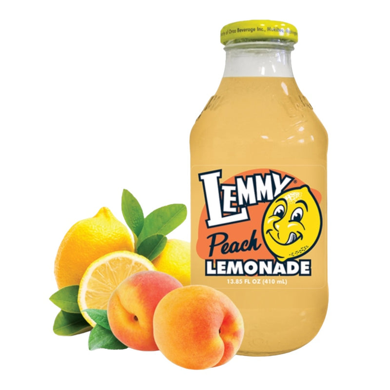 Lemmy Chug Peach Lemonade 12 Count