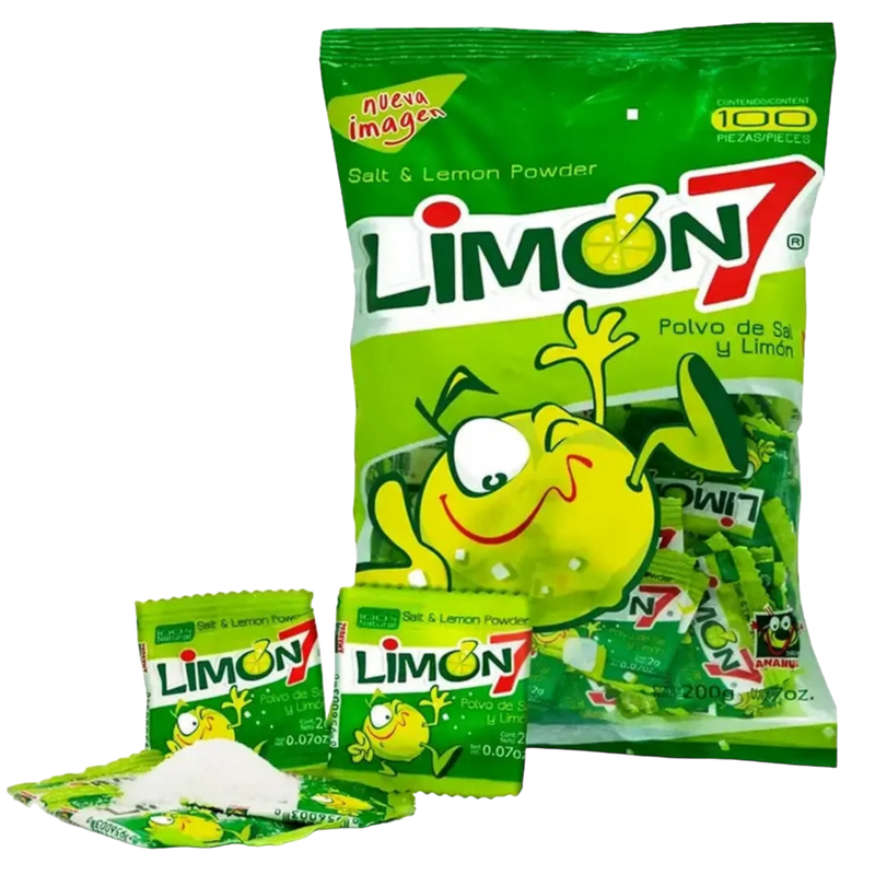 Limon 7 Salt and Lemon Powder 100 Count