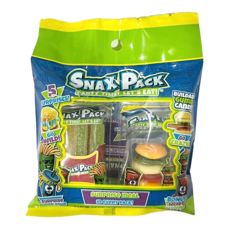 Snax Pack Party Time Buildable Gummi Candy 12 Count