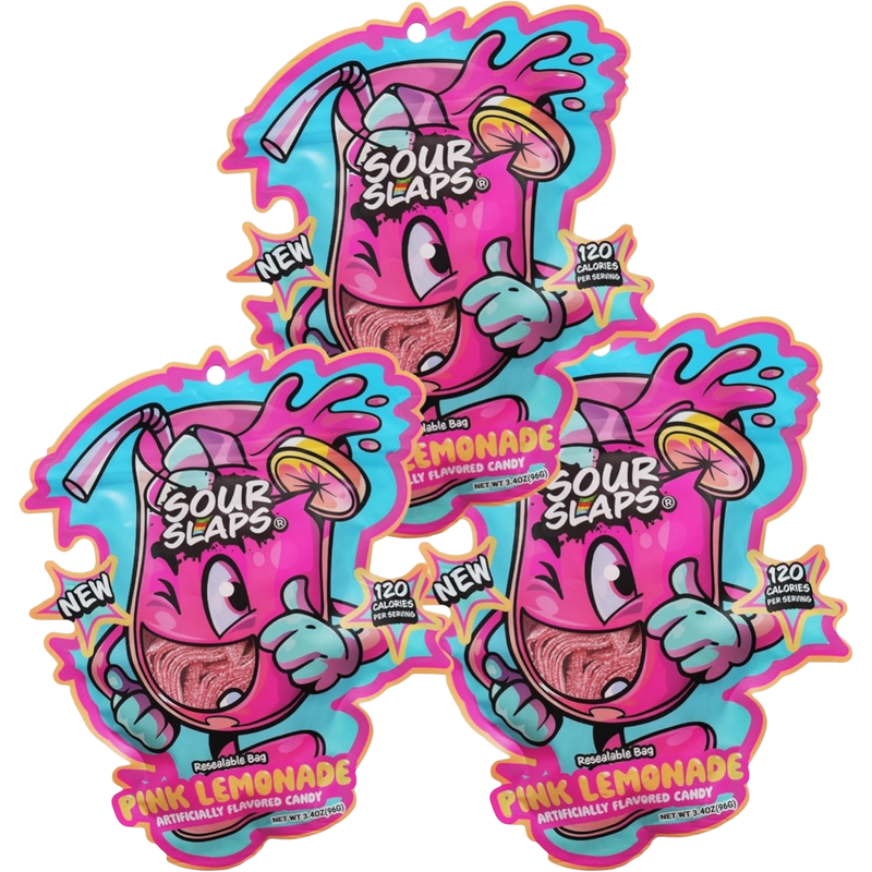 Sour Slaps Pink Lemonade 12 Count