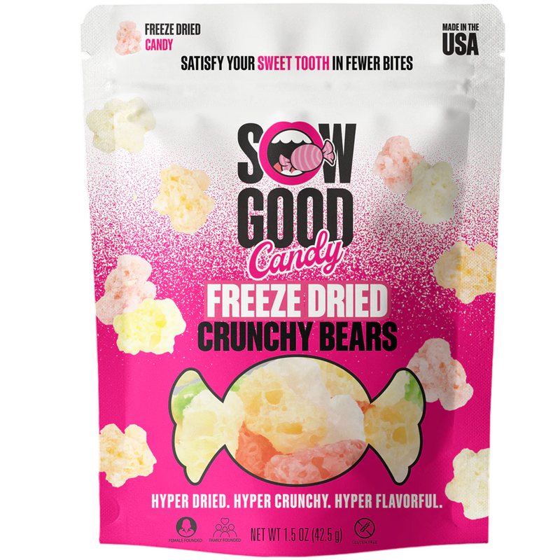 Sow Good Freeze Dried Crunchy Bears 1.5 oz