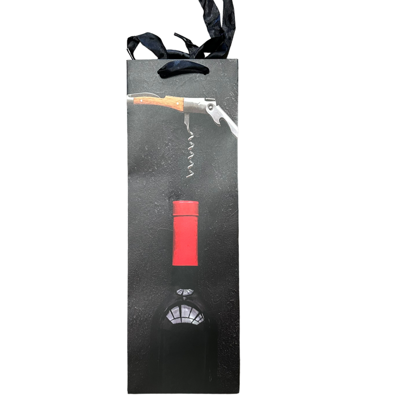 Wine Gift Bag- Bottle Opener Design