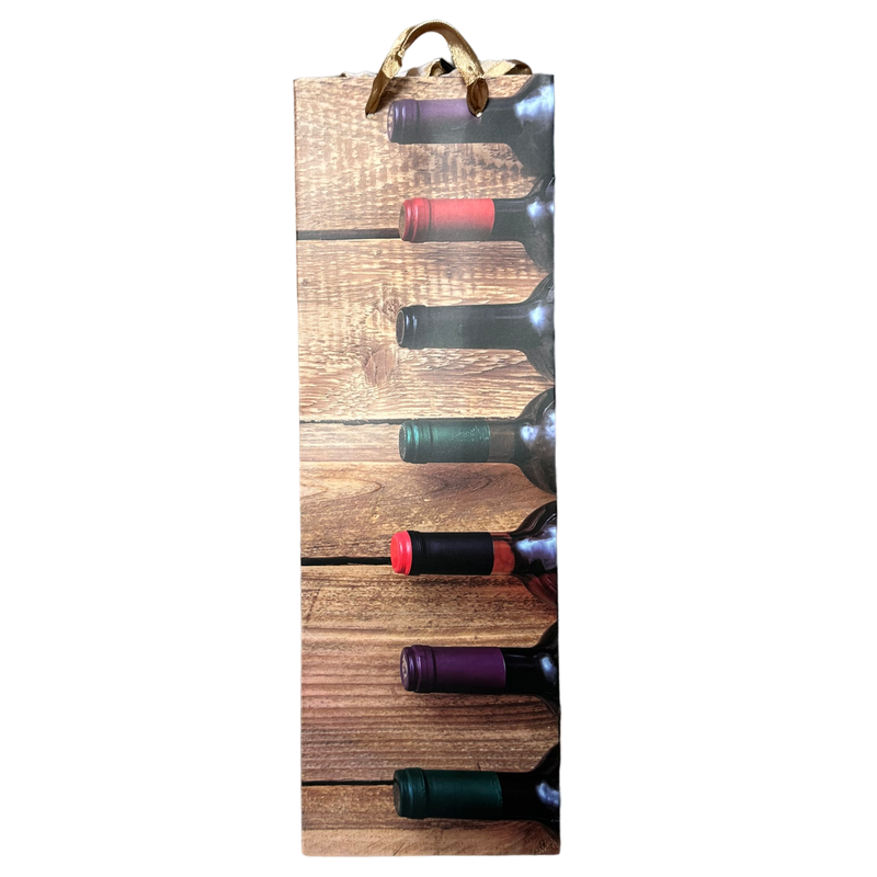 Wine Gift Bag- Bottle Wine Design