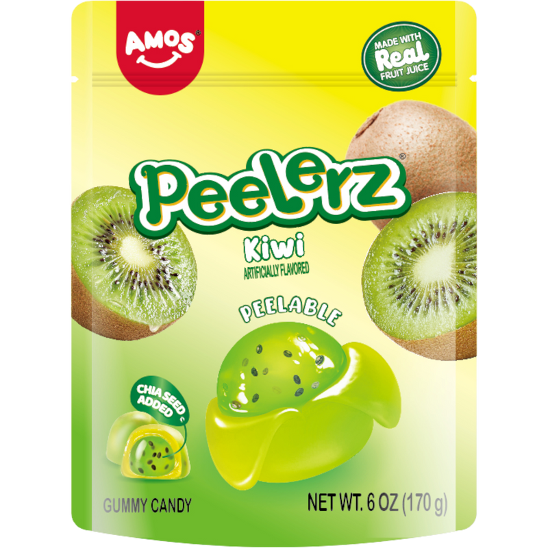Amos Peelerz Kiwi 6 oz- 12 Count